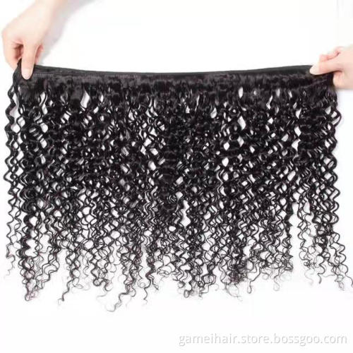 Cheap Brazilian Cuticle Aligned Remy Hair Jerry cural Bundles Grade 8A Curly jerry curl bundles